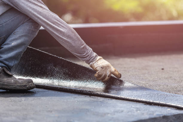 Professional Emergency Waterproofing technician working in Bloomsbury, NJ
